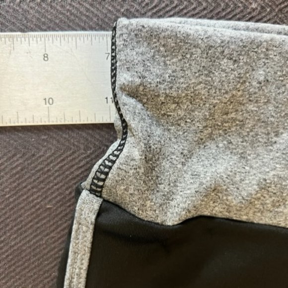 High Rise Sexy Yoga / Booty Short Wide Waistband -Black & Gray 3 pairs NEW SizeL - Picture 10 of 14